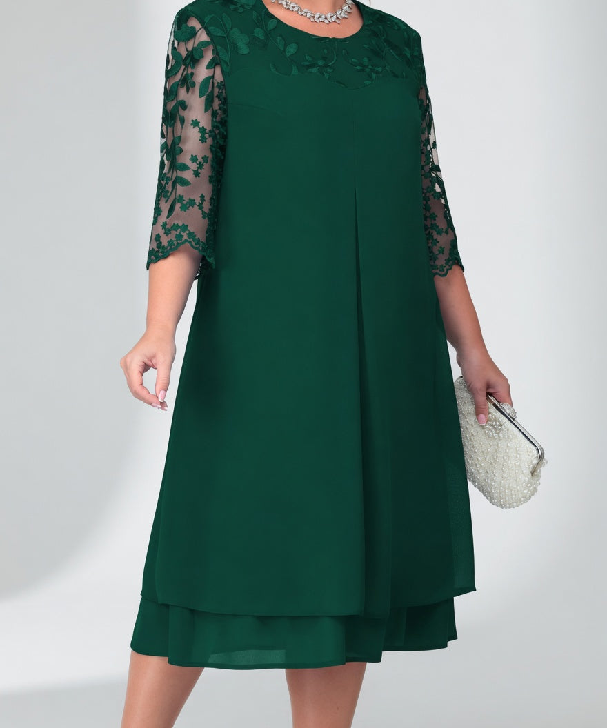 Rosévaine™ — Robe dentelle élégante cérémonie raffinée