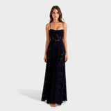 Verona - Robe maxi en dentelle florale