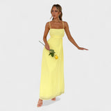 Flóssi - Robe maxi jaune