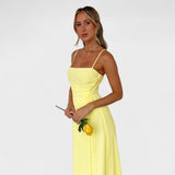 Flóssi - Robe maxi jaune