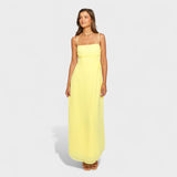 Flóssi - Robe maxi jaune