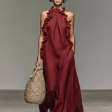 Margarida - Robe Maxi Sans Manches en Lin