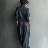 Ensemble Tricot Pantalon Large
