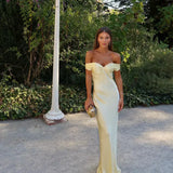 Bárbara - Robe Maxi en Satin