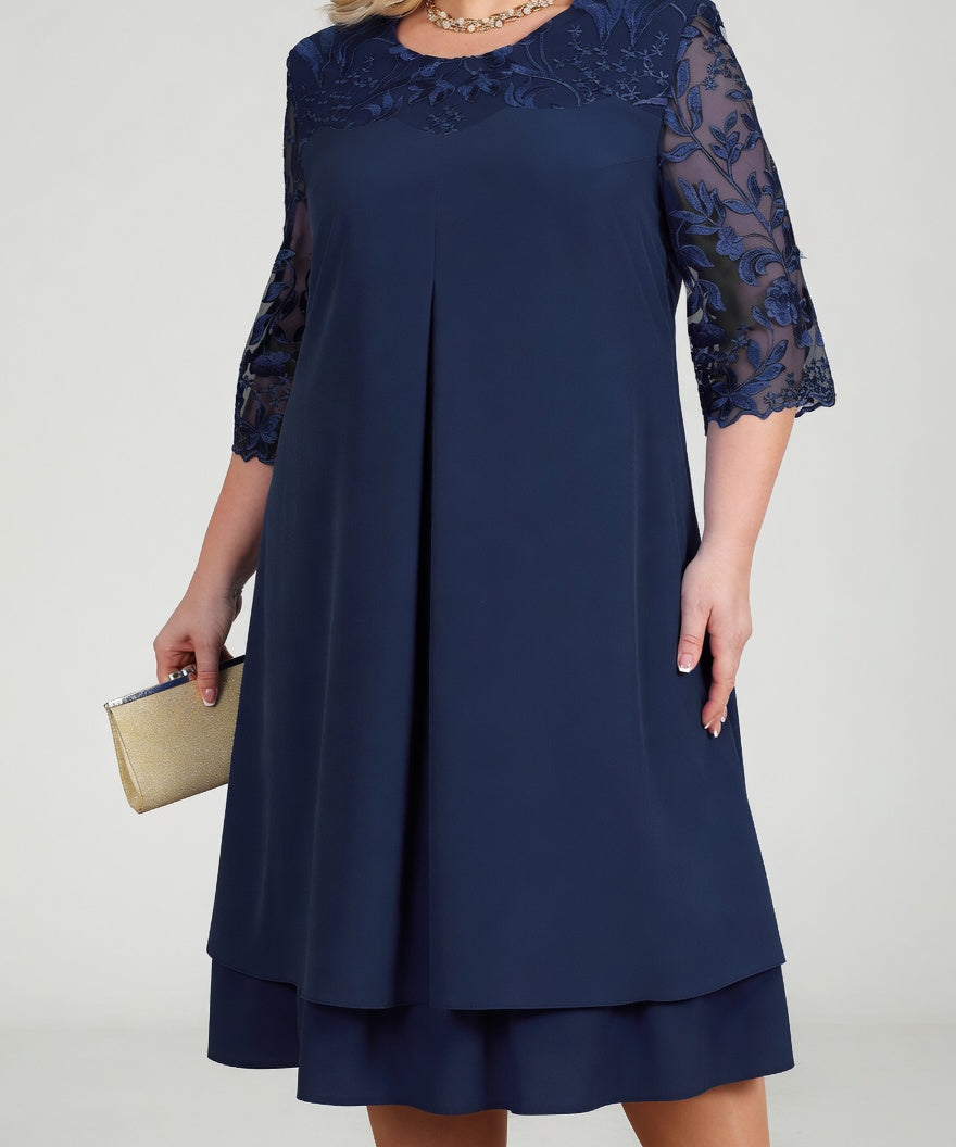 Rosévaine™ — Robe dentelle élégante cérémonie raffinée