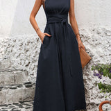 Élina™ — Robe midi élégante à taille structurée