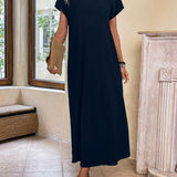Margaux™ — Robe longue élégante et minimaliste