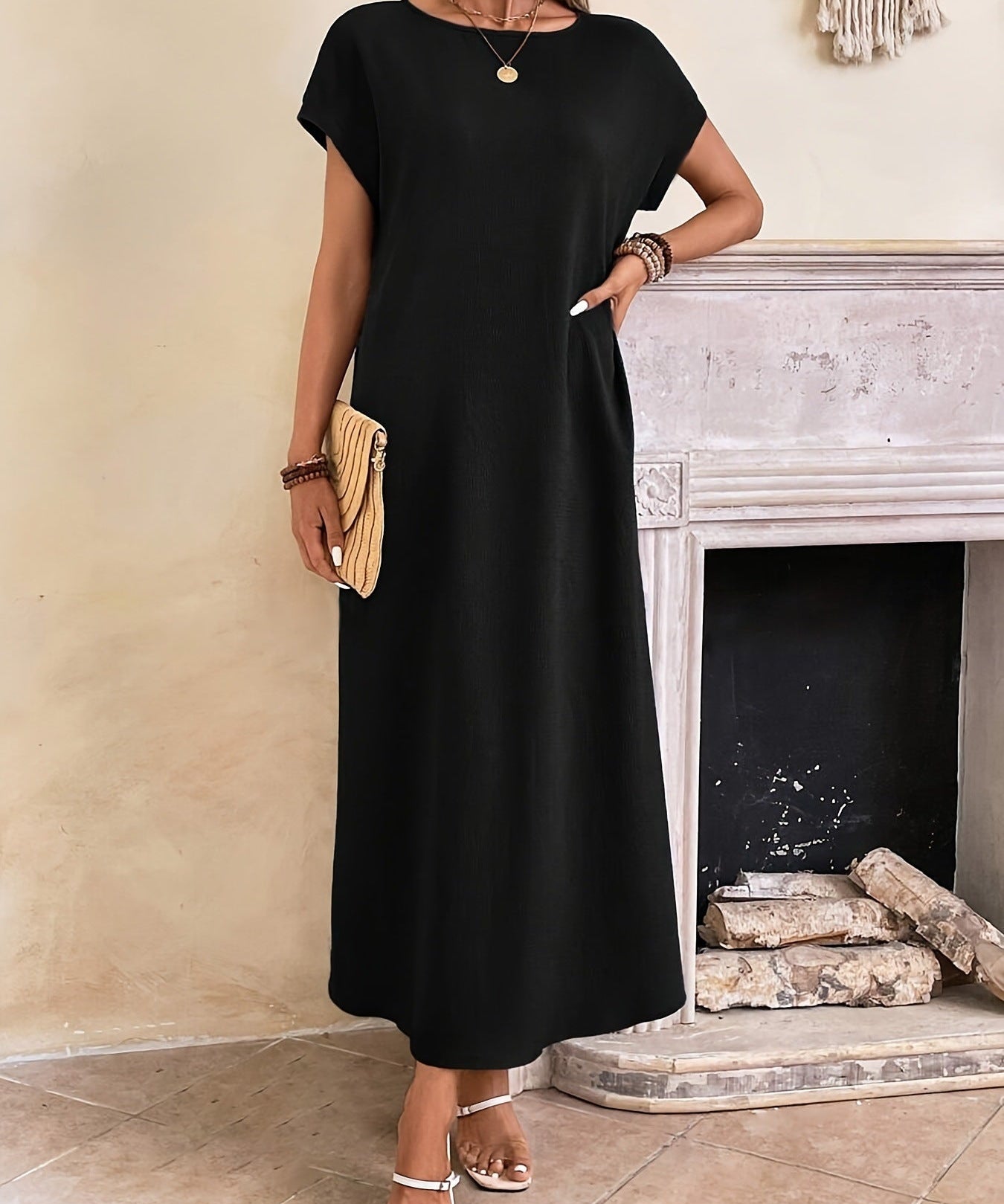 Margaux™ — Robe longue élégante et minimaliste