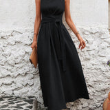 Élina™ — Robe midi élégante à taille structurée