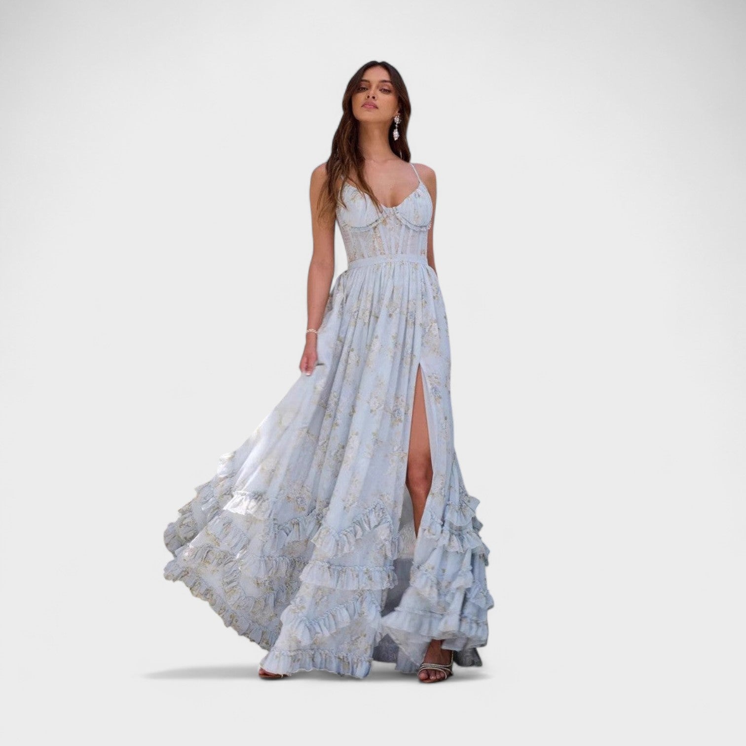 Florência - Robe longue bohème fendue