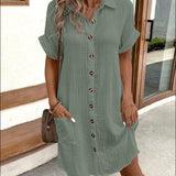 Marrit™ | Robe chemise avec boutons