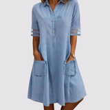 Jennie™ | Robe d'été en denim avec poches
