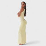 Serenela - Robe maxi asymétrique