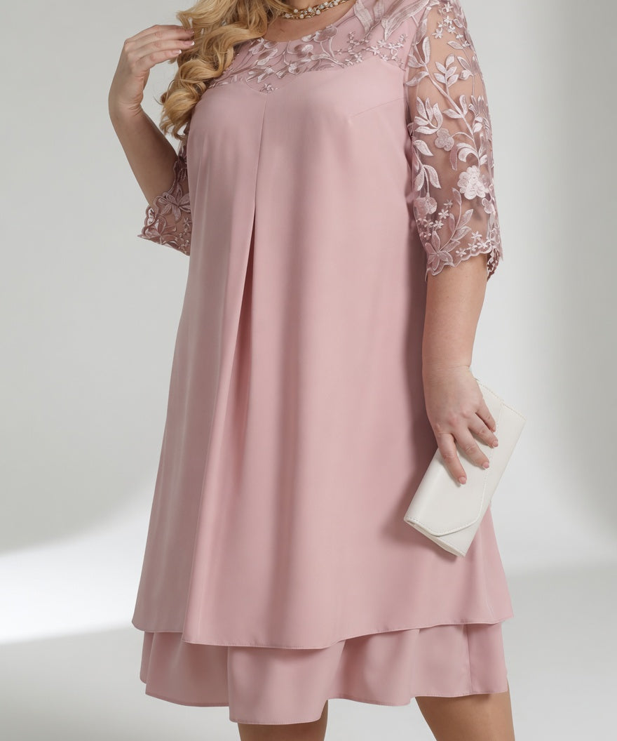 Rosévaine™ — Robe dentelle élégante cérémonie raffinée