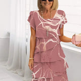 Béatrice | Robe à Volants Élégante et Confortable