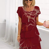 Monique | Robe à volants Élégante et Confortable