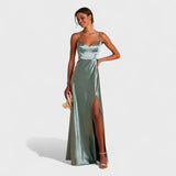 Lúcia - Robe longue Satin