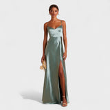 Lúcia - Robe longue Satin