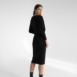 Mathilde™ — Robe midi élégante confortable intemporelle