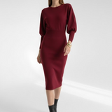 Mathilde™ — Robe midi élégante confortable intemporelle