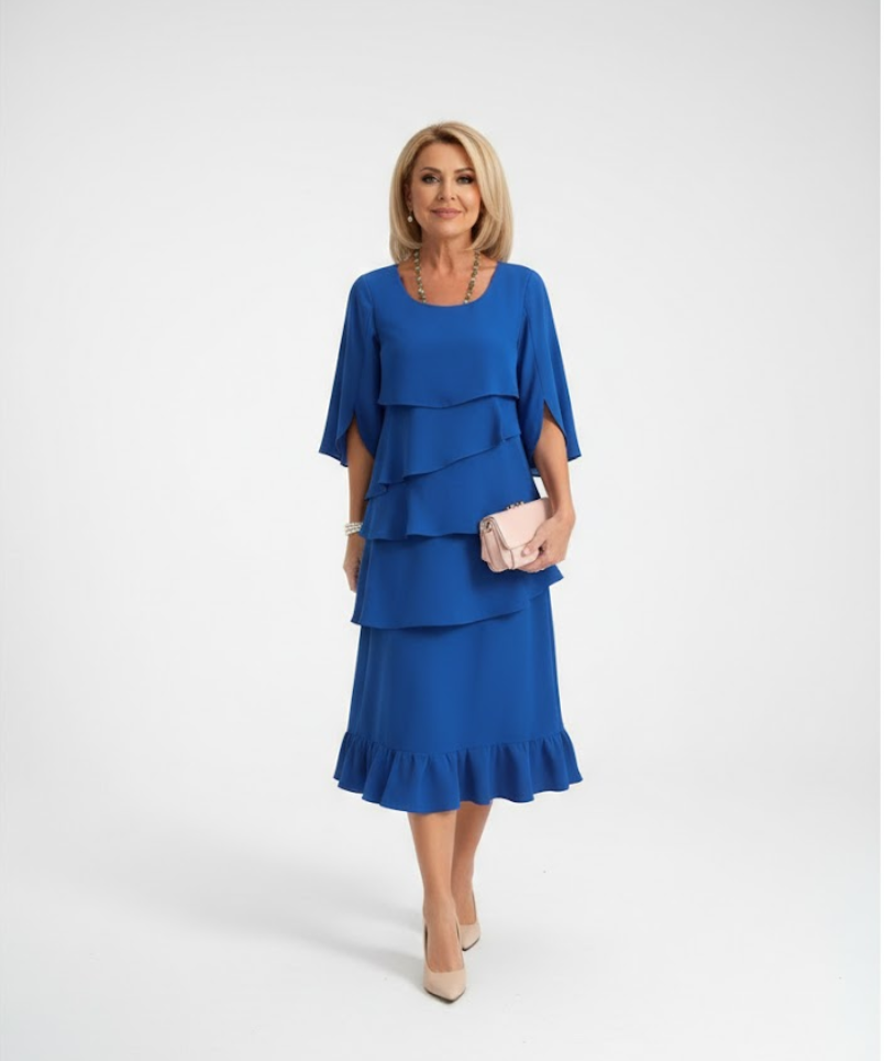 Marguerite™ — Robe midi élégante féminine confortable
