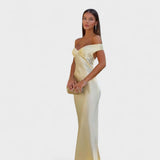 Bárbara - Robe Maxi en Satin