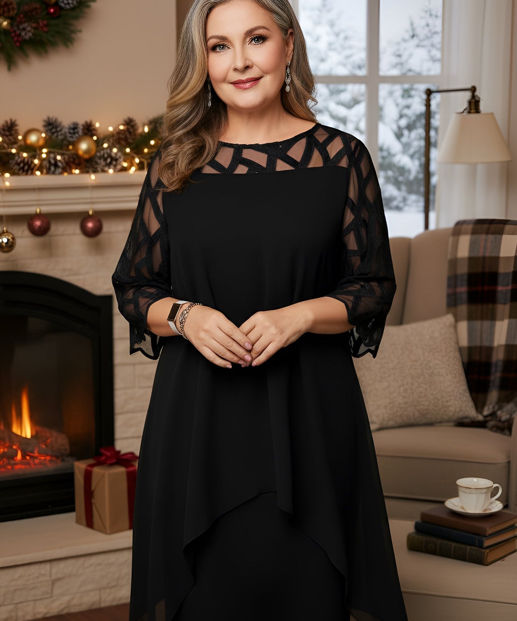 Madeleine™ — Robe élégante dentelle confort quotidien