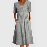 Wanda | Robe midi à rayures