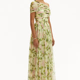 Rosalie | Robe Maxi Fleurie En Mousseline Élégante
