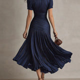Firenze | Robe Maxi Chiffon Vintage Élégante