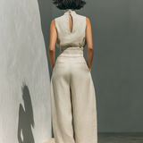 Teresa - Ensemble Top Sans Manches et Pantalon Large