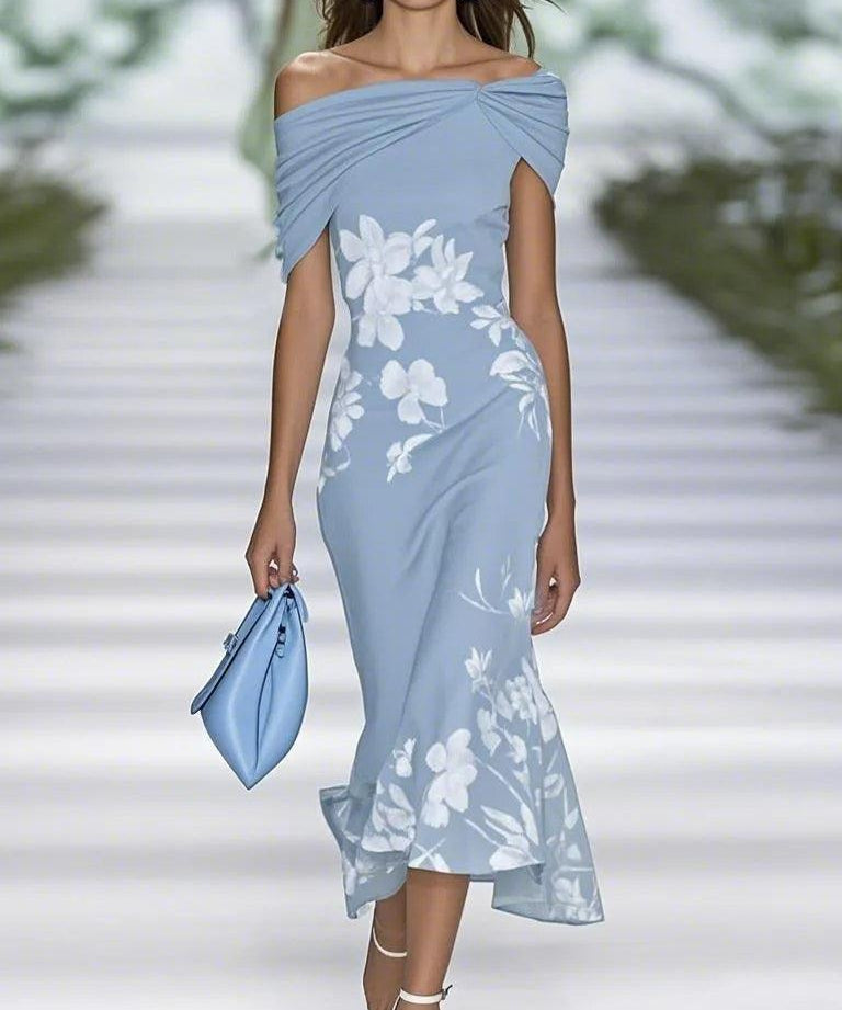 Frédérique | Robe Élégante avec Imprimé Floral