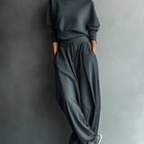Ensemble Tricot Pantalon Large