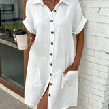 Marrit™ | Robe chemise avec boutons