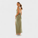 Sarela - Robe longue à dos ouvert