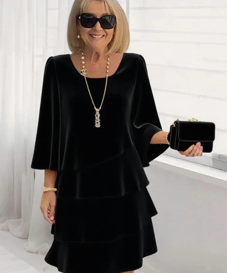 Claire | Robe à volants Élégante et Confortable