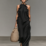 Margarida - Robe Maxi Sans Manches en Lin