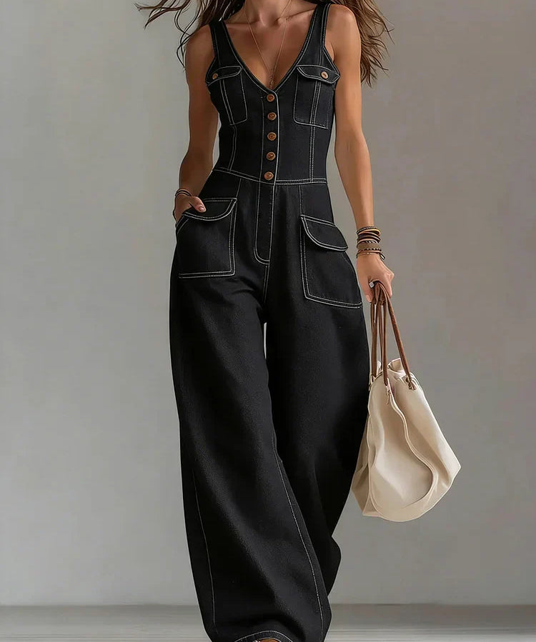 Sophie™ | Combinaison en denim ample