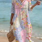 Lysiane™ — Robe florale fluide au charme estival