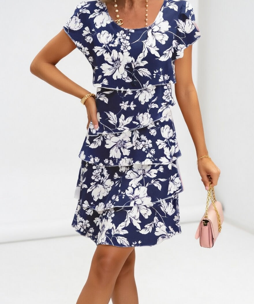 Floréline™ — Robe florale légère élégante estivale