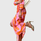 Everly | Robe Enveloppante Élégante Avec Imprimé