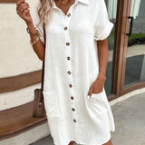 Marrit™ | Robe chemise avec boutons