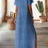 Hélène™ | Robe en denim rétro