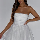 Robe Mini Sans Manches Madeline Patchwork
