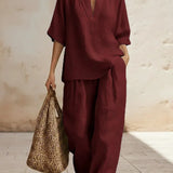 Nicole - Ensemble en lin et coton