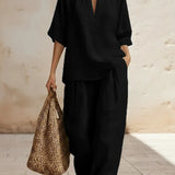 Nicole - Ensemble en lin et coton