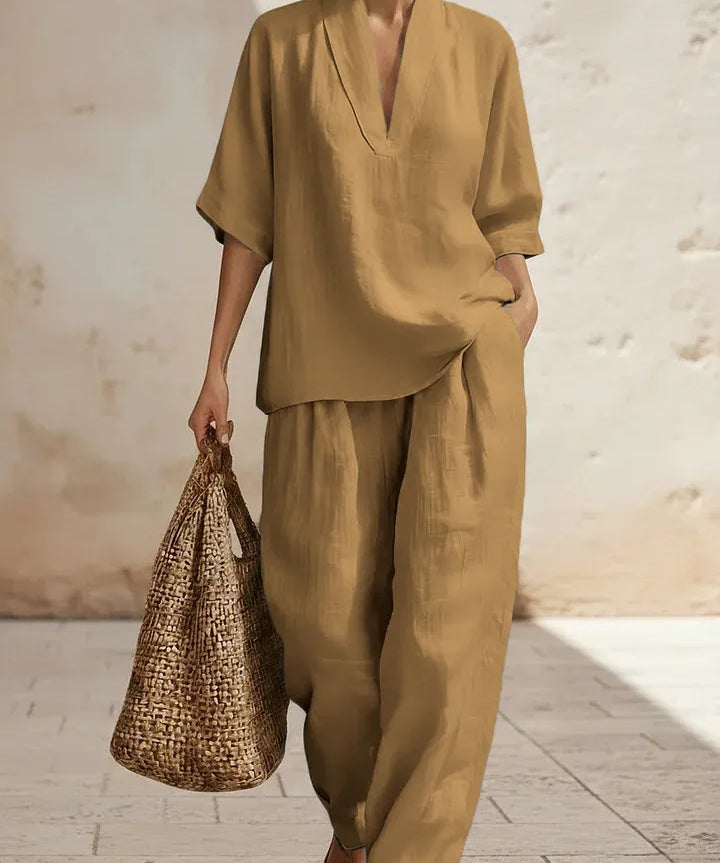 Nicole - Ensemble en lin et coton