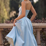Minerva | Robe Princesse de Luxe à Bretelles Spaghetti