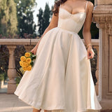 Minerva | Robe Princesse de Luxe à Bretelles Spaghetti