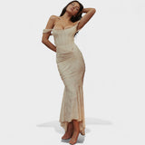 Francesca - Robe à silhouette sculpturale